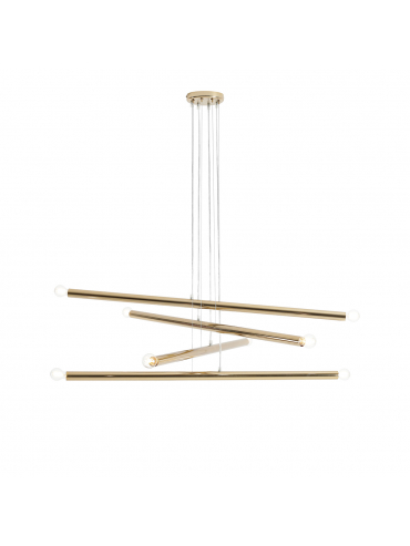 Lampa wisząca TUBO 8 GOLD 1072P30