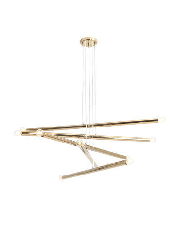 Lampa wisząca TUBO 10 GOLD 1072M30