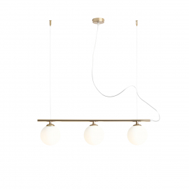 Lampa wisząca BERYL GLASS 3 GOLD 1006E_30