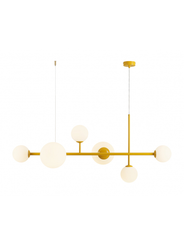 Lampa wisząca DIONE 6 MUSTARD 1092K14