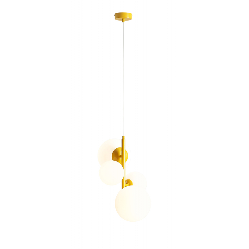 Lampa wisząca BLOOM 4 MUSTARD 1091L14