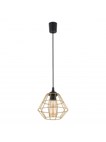 Lampa wisząca DIAMOND NEW BLACK/GOLD 4640