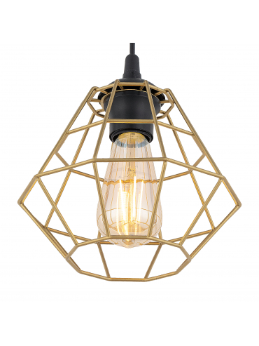 Lampa wisząca DIAMOND NEW BLACK/GOLD 4640