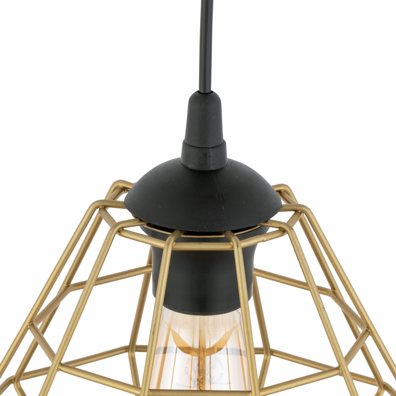 Lampa wisząca DIAMOND NEW BLACK/GOLD 4640