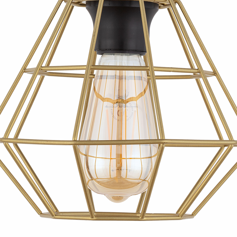 Lampa wisząca DIAMOND NEW BLACK/GOLD 4640