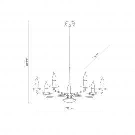 Lampa wisząca LIMAL 4613