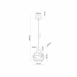 Lampa wisząca ZULIA 5724