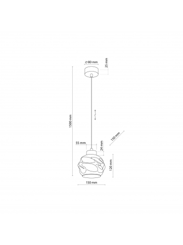 Lampa wisząca ZULIA 5724