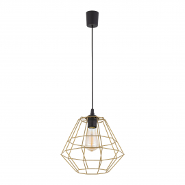 Lampa wisząca DIAMOND NEW BLACK/GOLD 4641
