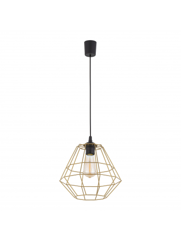 Lampa wisząca DIAMOND NEW BLACK/GOLD 4641