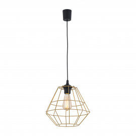Lampa wisząca DIAMOND NEW BLACK/GOLD 4641