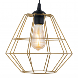 Lampa wisząca DIAMOND NEW BLACK/GOLD 4641