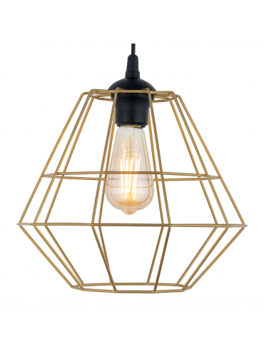 Lampa wisząca DIAMOND NEW BLACK/GOLD 4641
