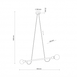 Lampa wisząca HELIX WOOD 4951
