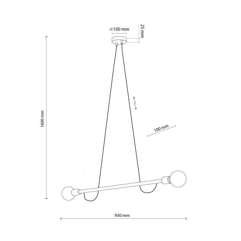 Lampa wisząca HELIX WOOD 4948