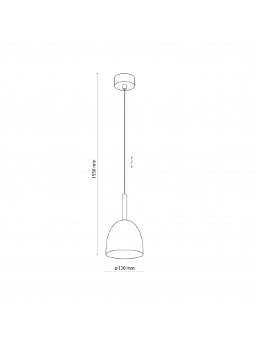 Lampa wisząca NORD WHITE 4868