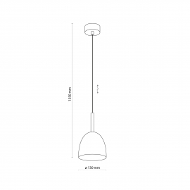 Lampa wisząca NORD BLACK 4870