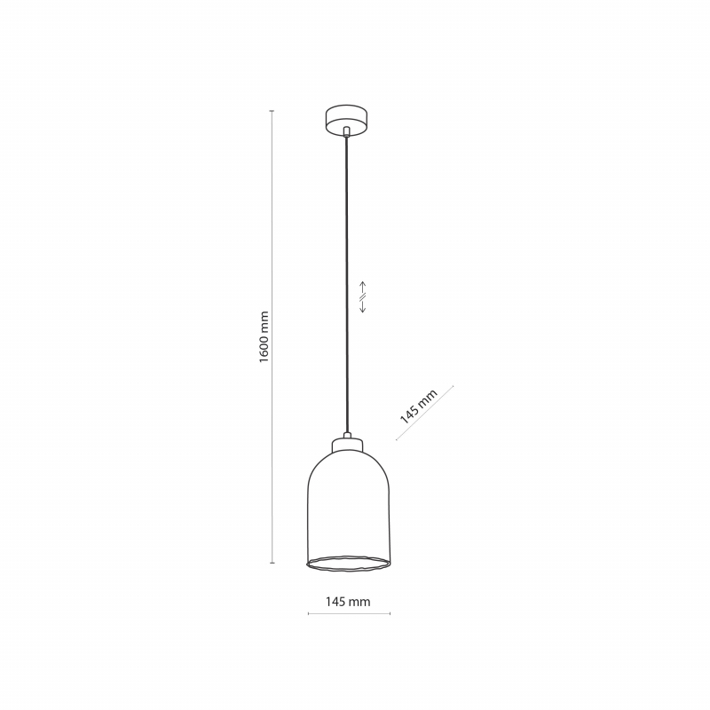 Lampa wisząca SATIPO TRANSPARENT 5626