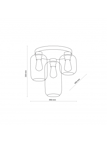 Lampa sufitowa MARCO GREEN 3318