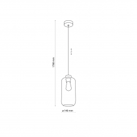 Lampa wisząca MARCO BROWN 3314