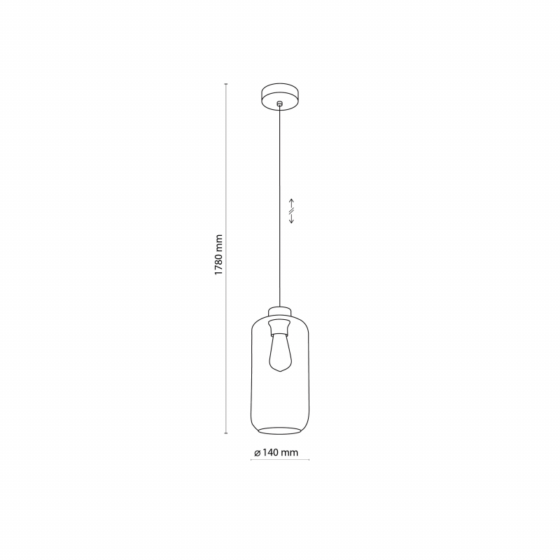 Lampa wisząca MARCO BROWN 3314