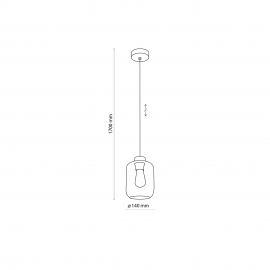 Lampa wisząca MARCO GREEN 6696