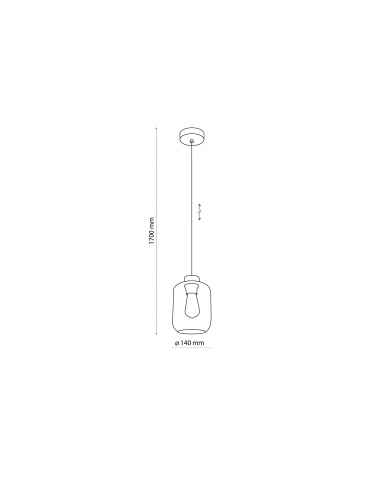 Lampa wisząca MARCO GREEN 6696