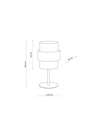 Lampa stołowa CALISTO JUTA 5404