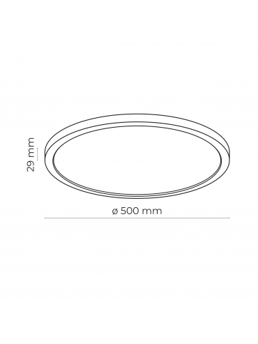 Kinkiet AQUA BLACK LARGE 45W LED 6905