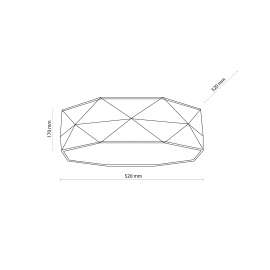 Lampa sufitowa KANTOOR NATURE 6195