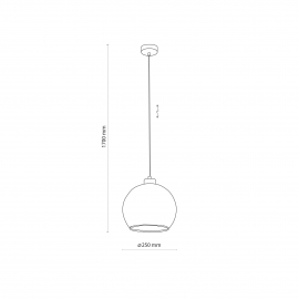 Lampa wisząca DEVI AMBER 4636