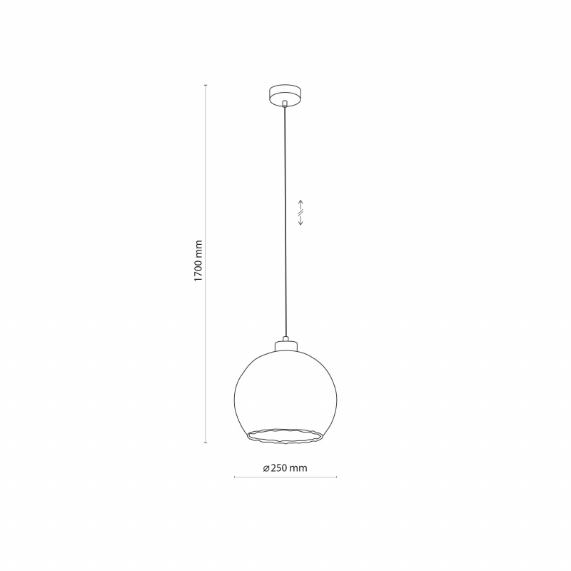 Lampa wisząca DEVI AMBER 4636