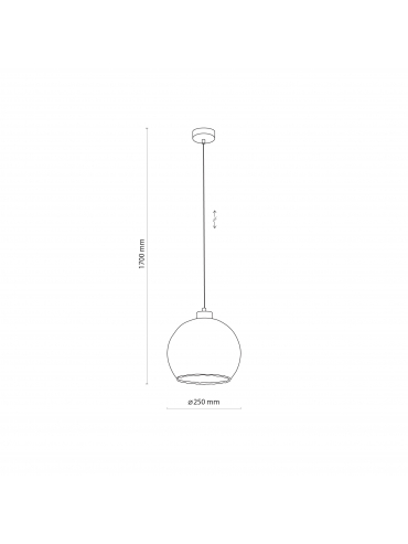 Lampa wisząca DEVI AMBER 4636