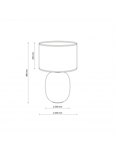 Lampa stołowa MELODY WHITE JUTA 5984