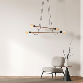 Lampa wisząca HELIX WOOD 4949