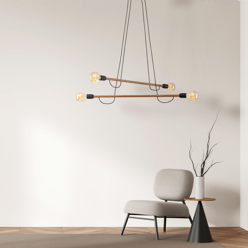 Lampa wisząca HELIX WOOD 4949