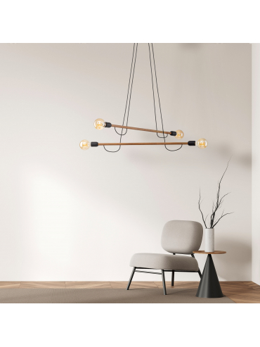 Lampa wisząca HELIX WOOD 4949