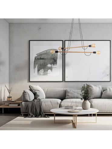 Lampa wisząca HELIX WOOD 4952