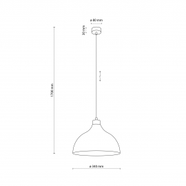 Lampa wisząca CAP BEIGE 5664