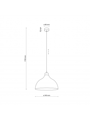 Lampa wisząca CAP BEIGE 5664