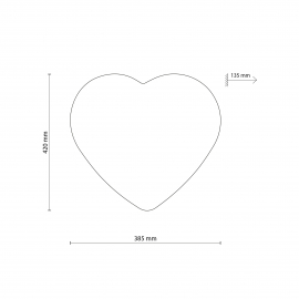 Lampa sufitowa HEART WHITE 5925