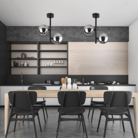 Lampa sufitowa ESTERA BLACK 6706