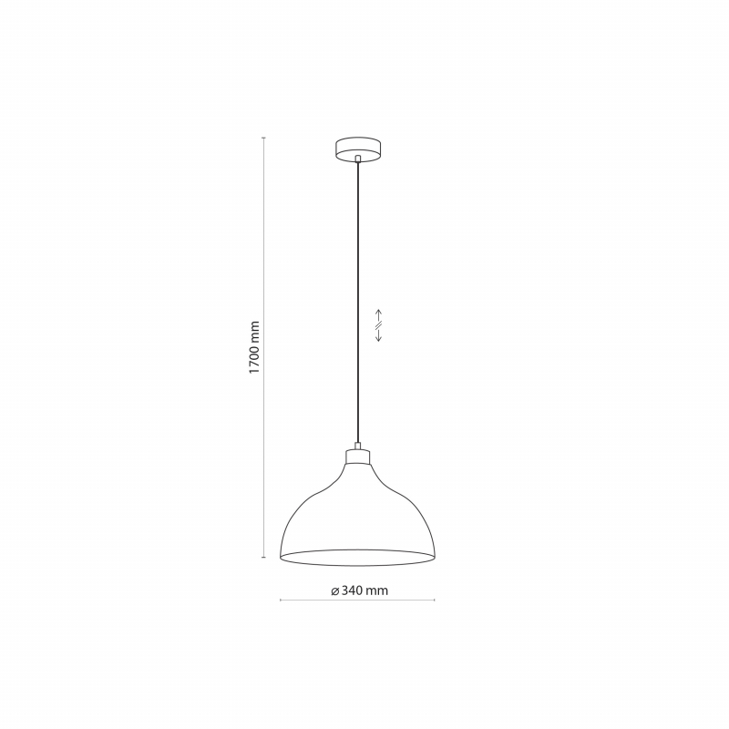 Lampa wisząca CAP GREEN 5665
