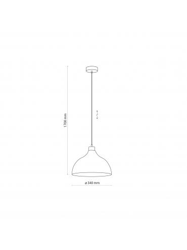 Lampa wisząca CAP GREEN 5665