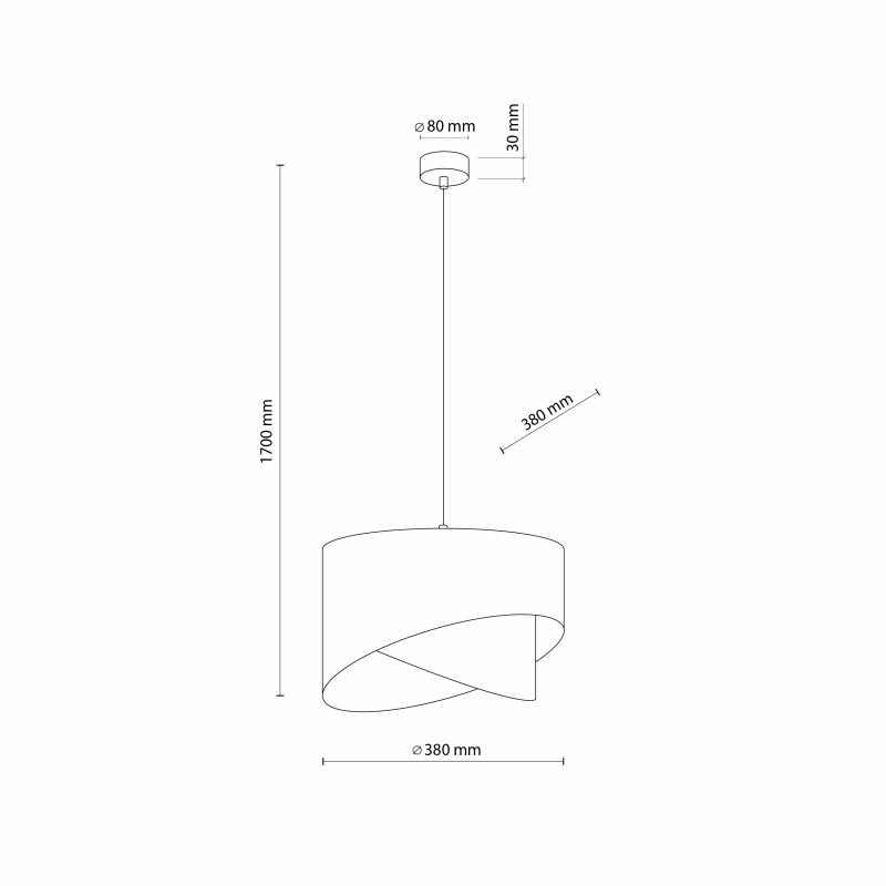 Lampa wisząca GRANT WHITE 4820