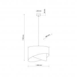 Lampa wisząca GRANT BLACK 4823