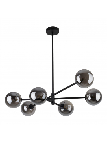 Lampa sufitowa SARIUS BLACK/GRAPHITE 6236