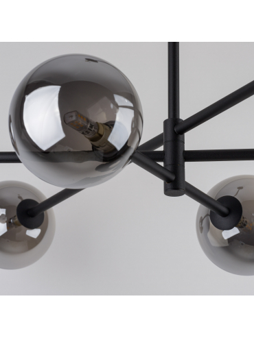 Lampa sufitowa SARIUS BLACK/GRAPHITE 6236