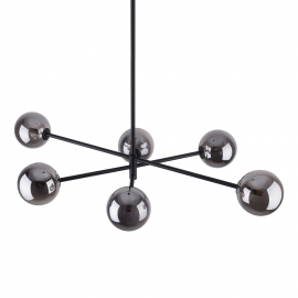 Lampa sufitowa SARIUS BLACK/GRAPHITE 6236