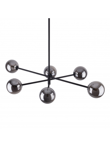 Lampa sufitowa SARIUS BLACK/GRAPHITE 6236